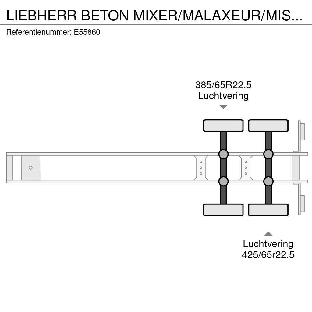 Liebherr BETON MIXER/MALAXEUR/MISCHER 12m³+Motor/Moteur Aux Інші напівпричепи