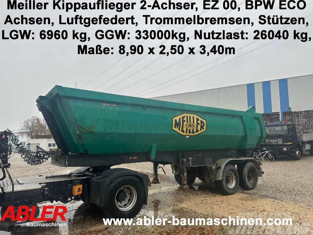 Meiller 2-Achser Kippauflieger BPW ECO Luftgefedert Напівпричепи для скіпових навантажувачів