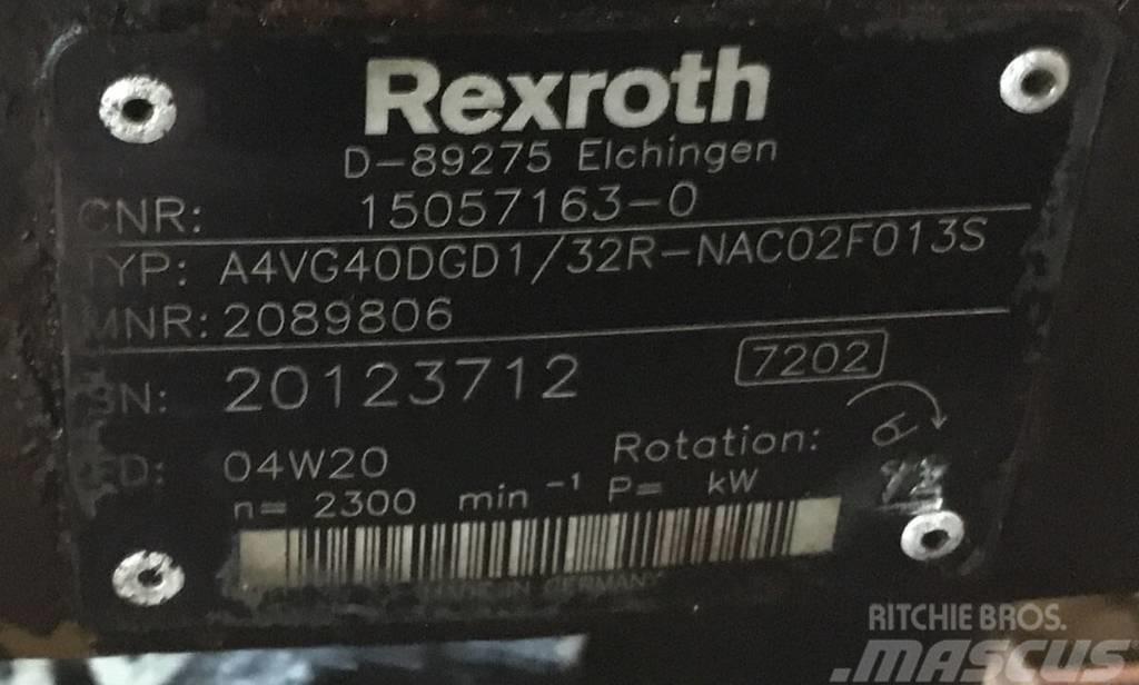 Rexroth A4VG40R Гідравліка
