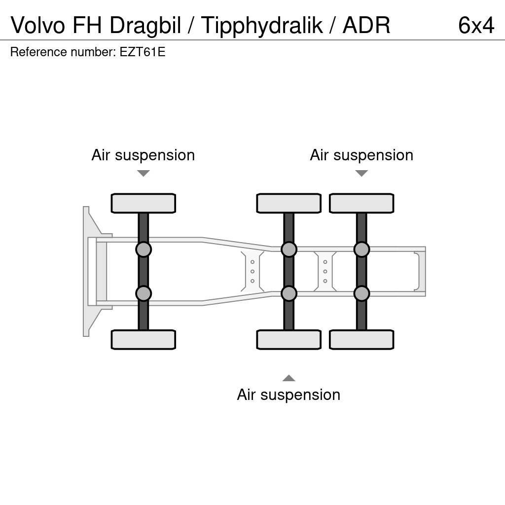 Volvo FH Dragbil / Tipphydralik / ADR Тягачі