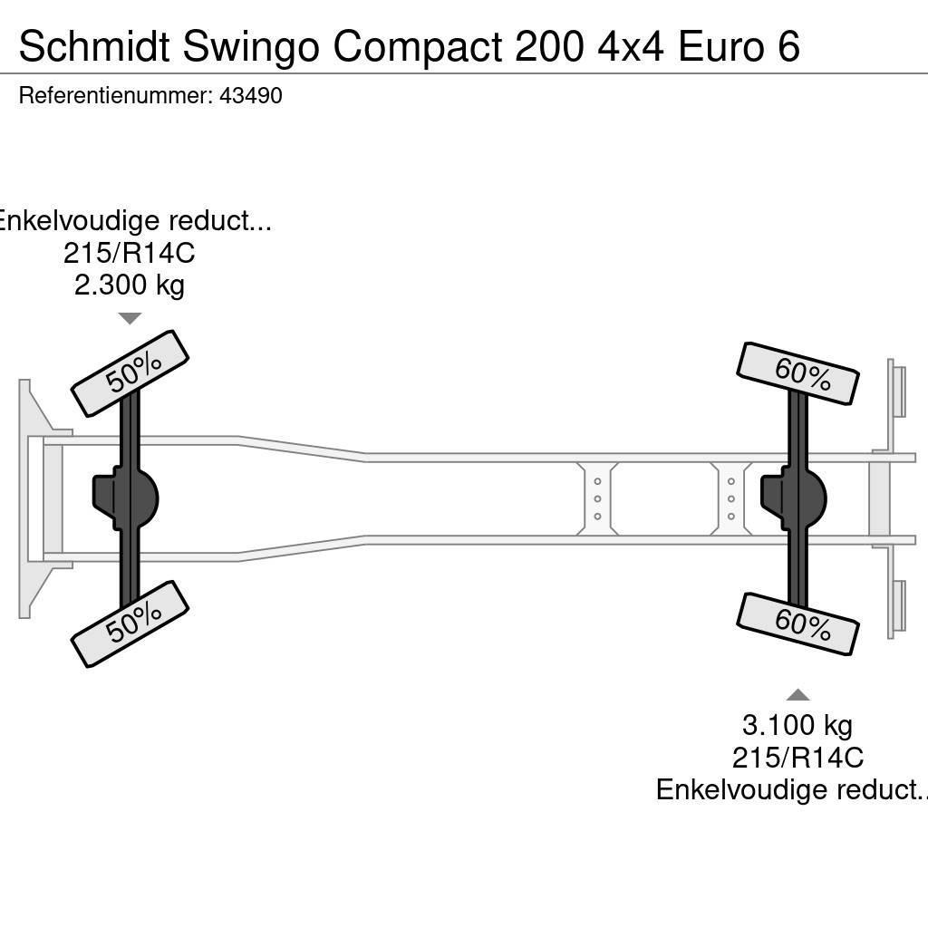 Schmidt Swingo Compact 200 4x4 Euro 6 Прибиральні машини
