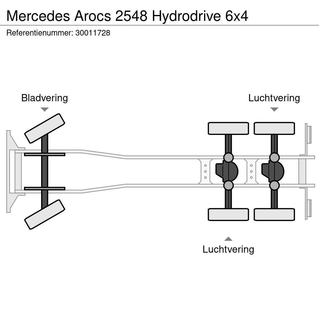 Mercedes-Benz Arocs 2548 Hydrodrive 6x4 Шасі з кабіною