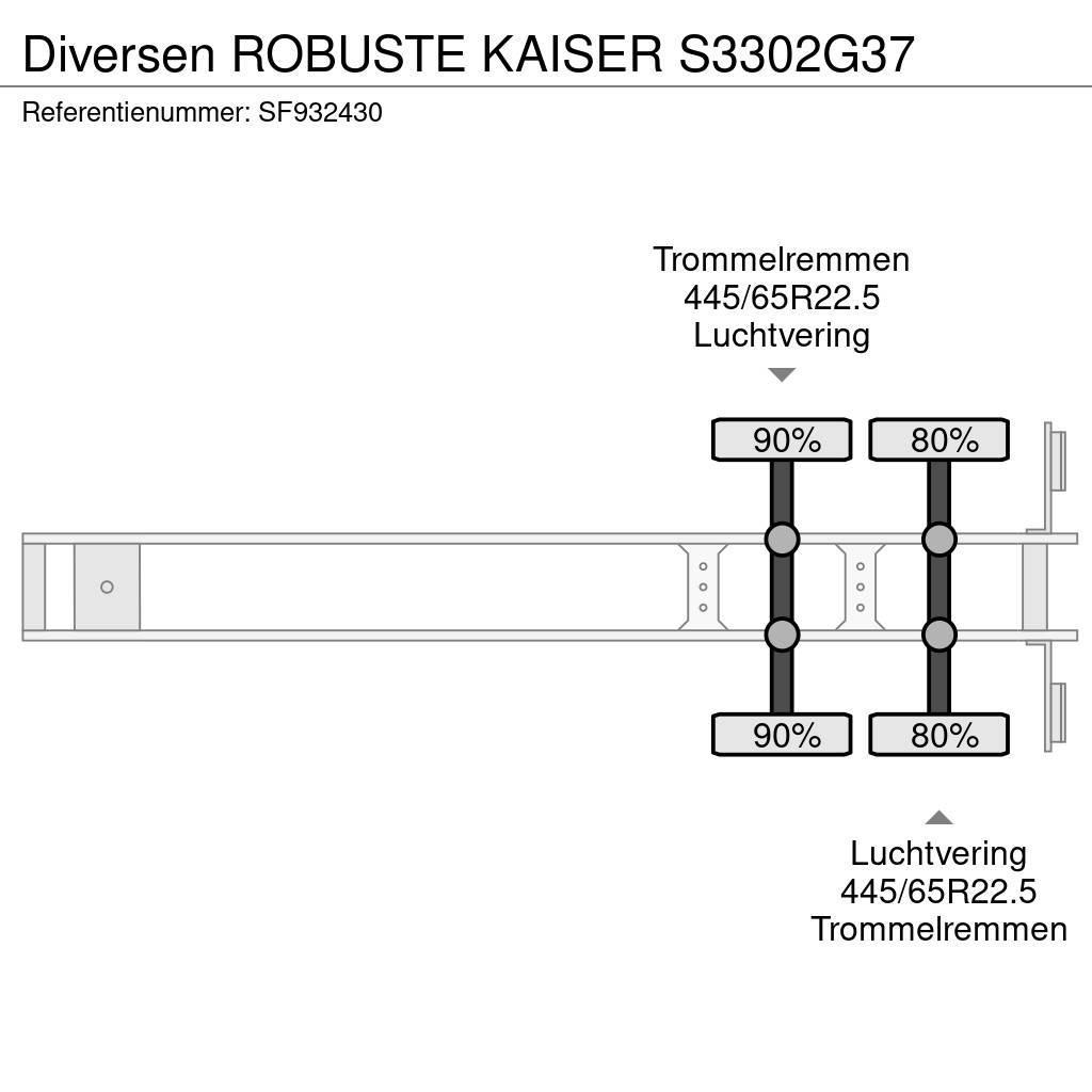 Robuste Kaiser S3302G37 Напівпричепи-самоскиди
