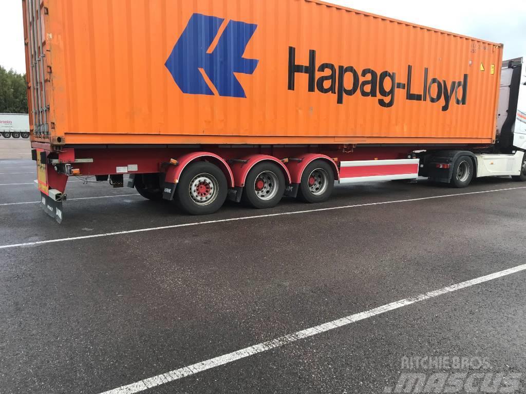 VAK Konttivaunu Напівпричепи для перевезення контейнерів