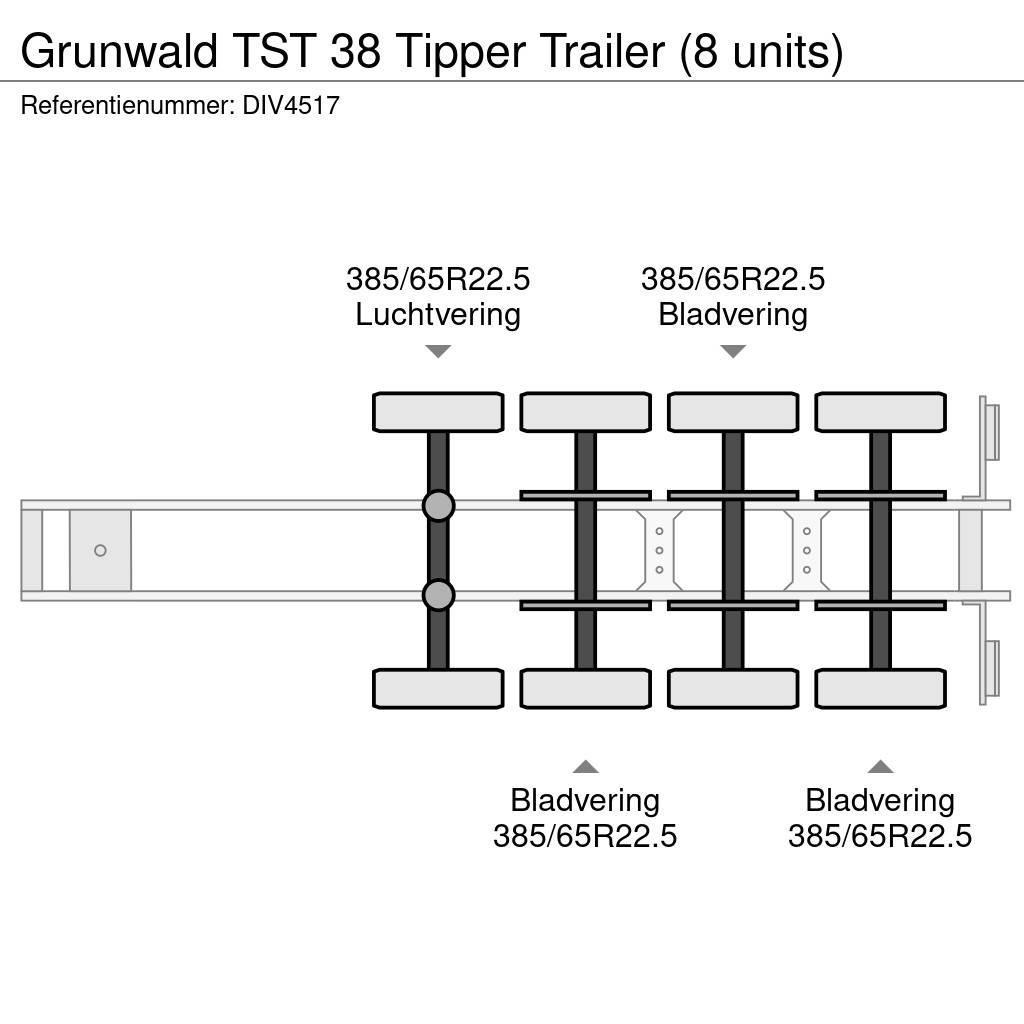 Grunwald TST 38 Tipper Trailer (8 units) Напівпричепи-самоскиди
