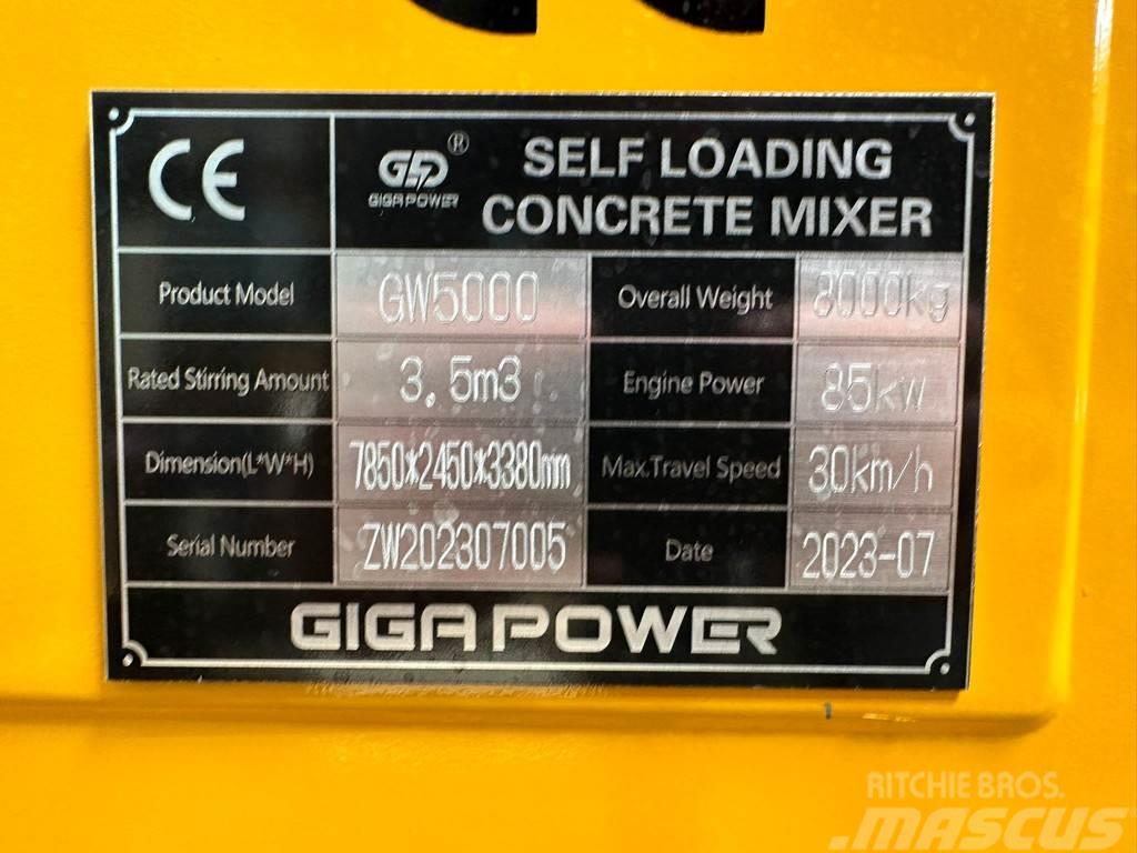  Giga power 5000 Бетономішалки (Автобетонозмішувачі)