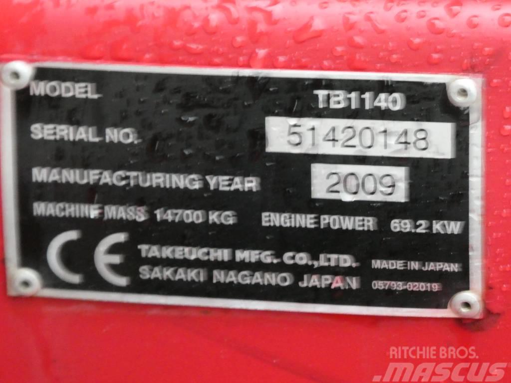Takeuchi TB1140 + Palfinger PK 7501 + ENGCON Гусеничні екскаватори