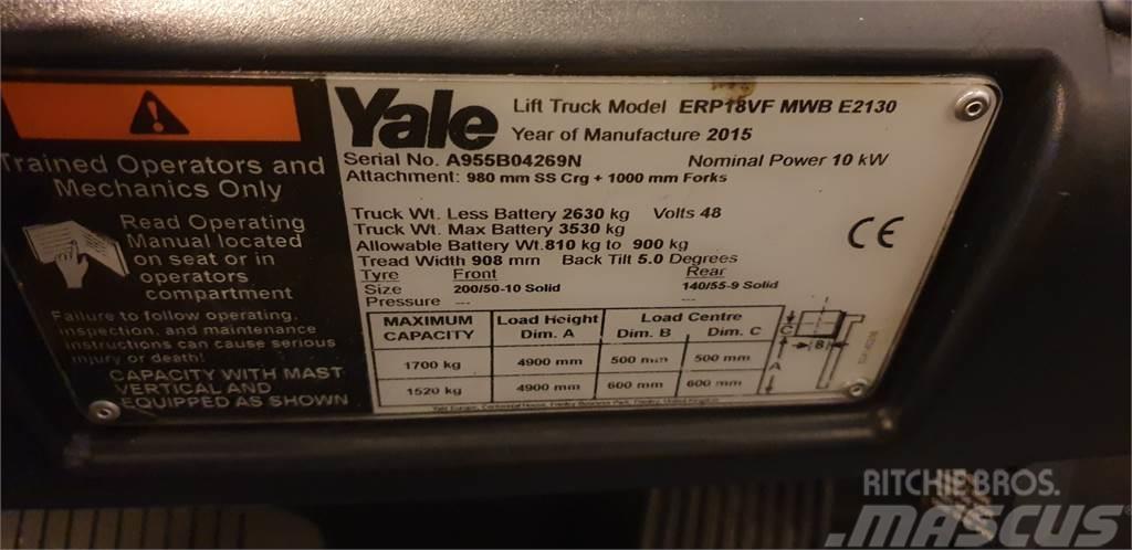 Yale ERP18VF MWB Електронавантажувачі