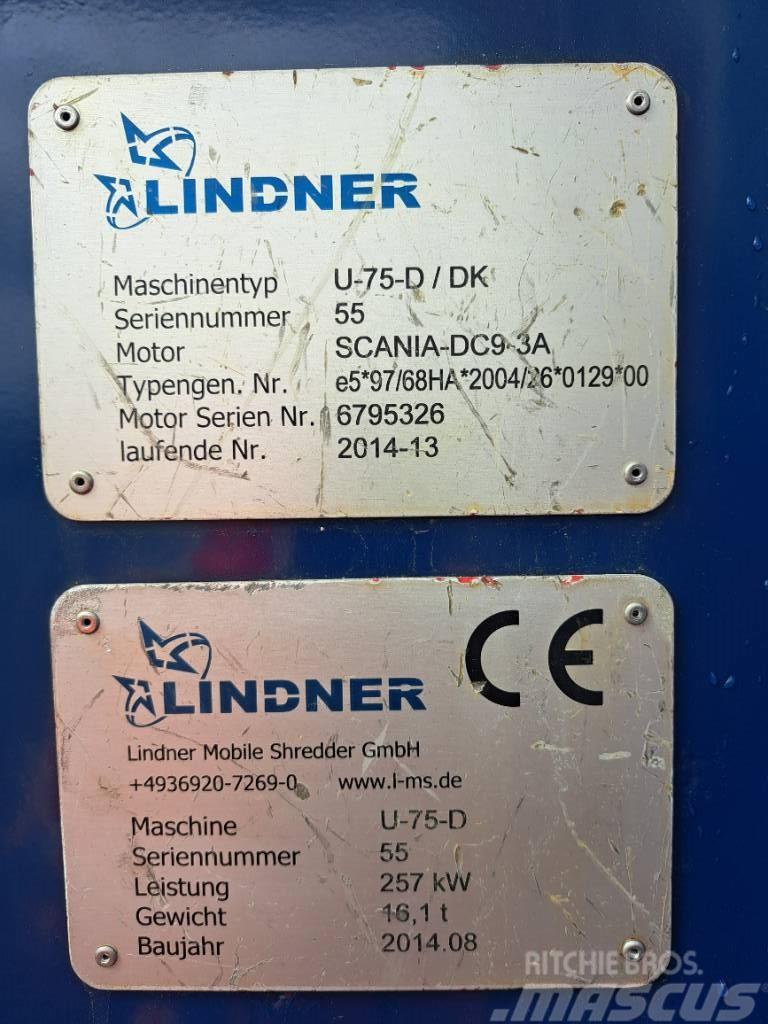 Lindner U75D Знищувачі сміття  (шредери)