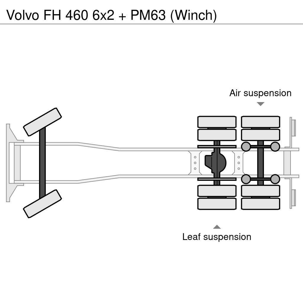 Volvo FH 460 6x2 + PM63 (Winch) автокрани