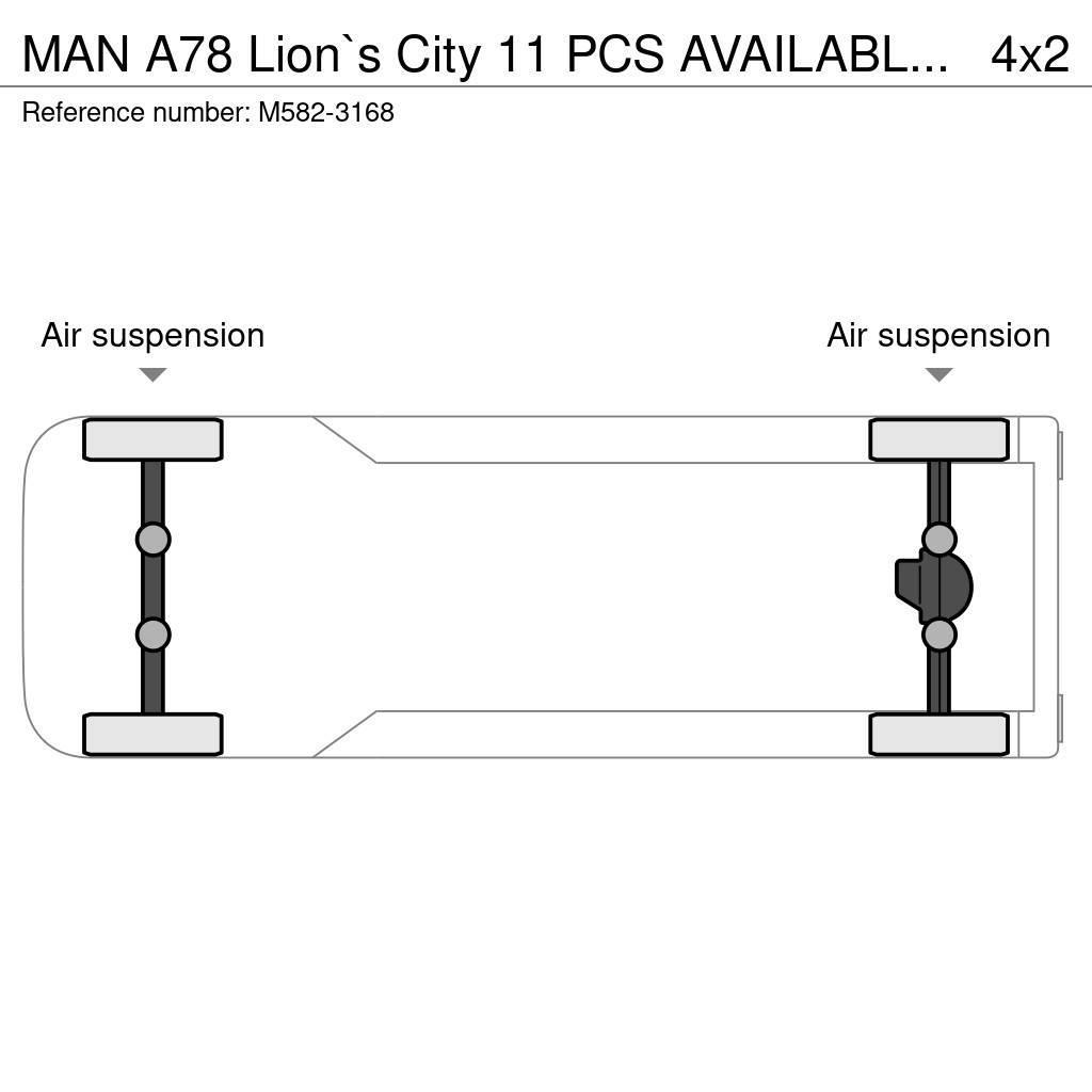 MAN A78 Lion`s City 11 PCS AVAILABLE / EURO EEV / 30 S Міські автобуси