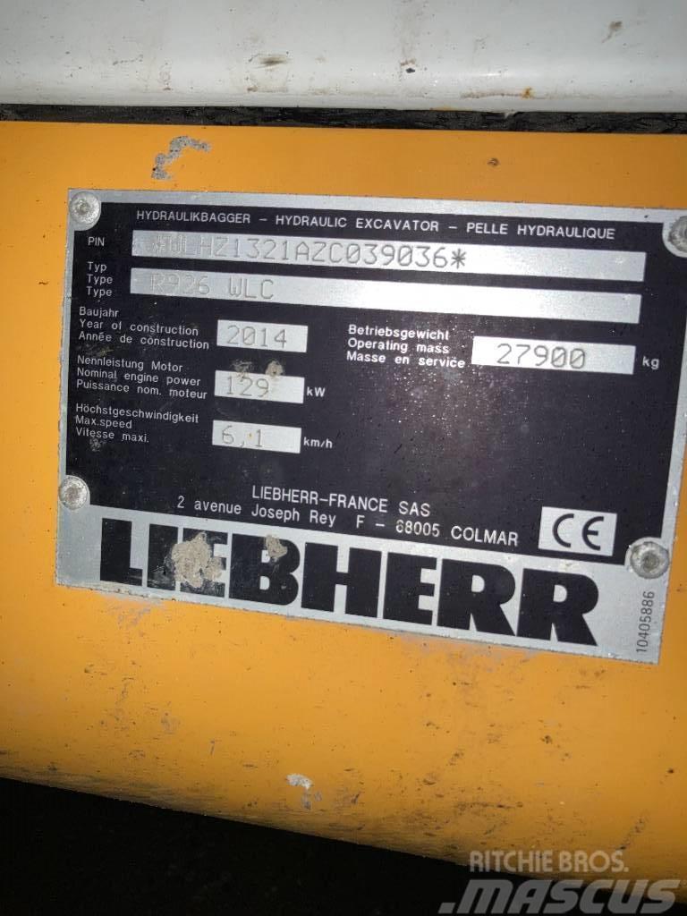 Liebherr R 926 WLC Гусеничні екскаватори