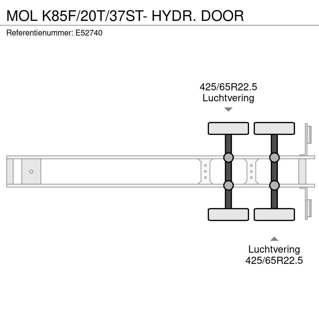 MOL K85F/20T/37ST- HYDR. DOOR Напівпричепи-самоскиди