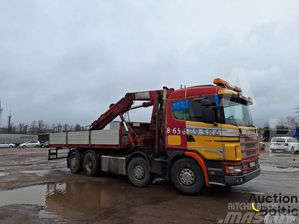 Scania R 124 GB Вантажівки-платформи/бокове розвантаження