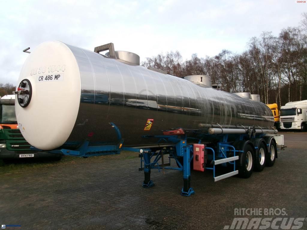 Magyar Chemical ACID tank inox L10BN 20.5 m3 / 1 comp Напівпричепи-автоцистерни