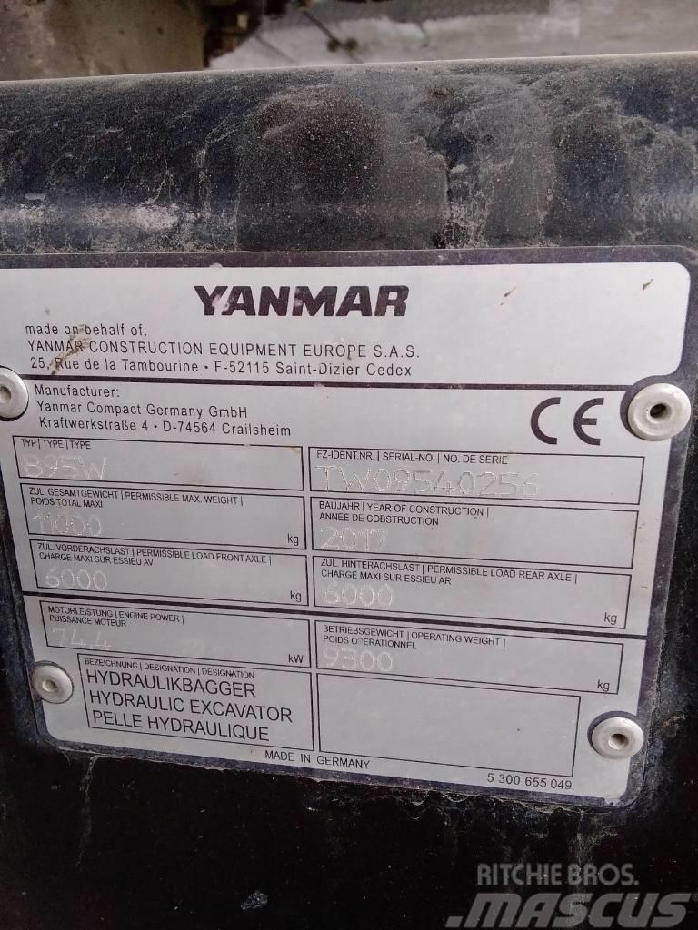 Yanmar B95W Колісні екскаватори
