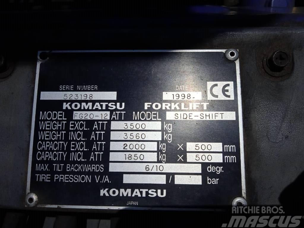 Komatsu FG20-12 Газові навантажувачі