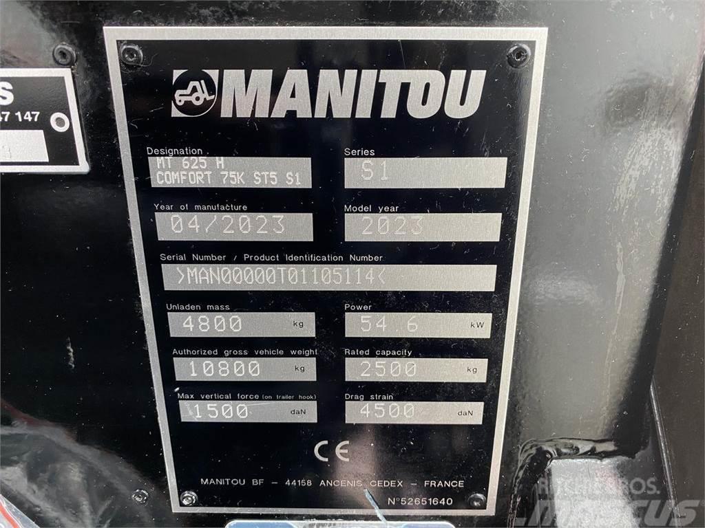 Manitou MT625H COMFORT ST5 Телескопічні навантажувачі