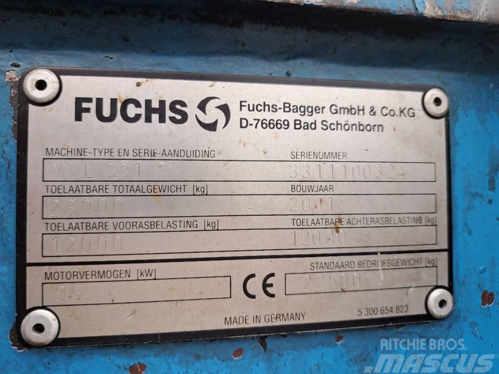 Fuchs MHL331C Перевантажувачі металобрухту/промислові навантажувачі