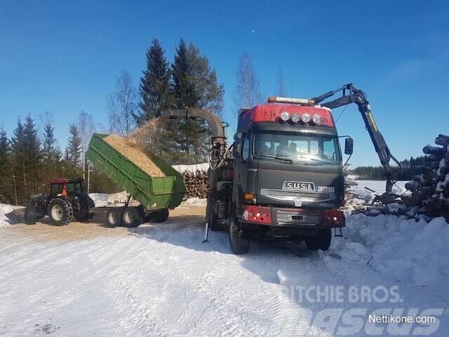 Heinola 1310 RML -Chipper:  SISU 18/630 6x4 -Truck Подрібнювачі деревини