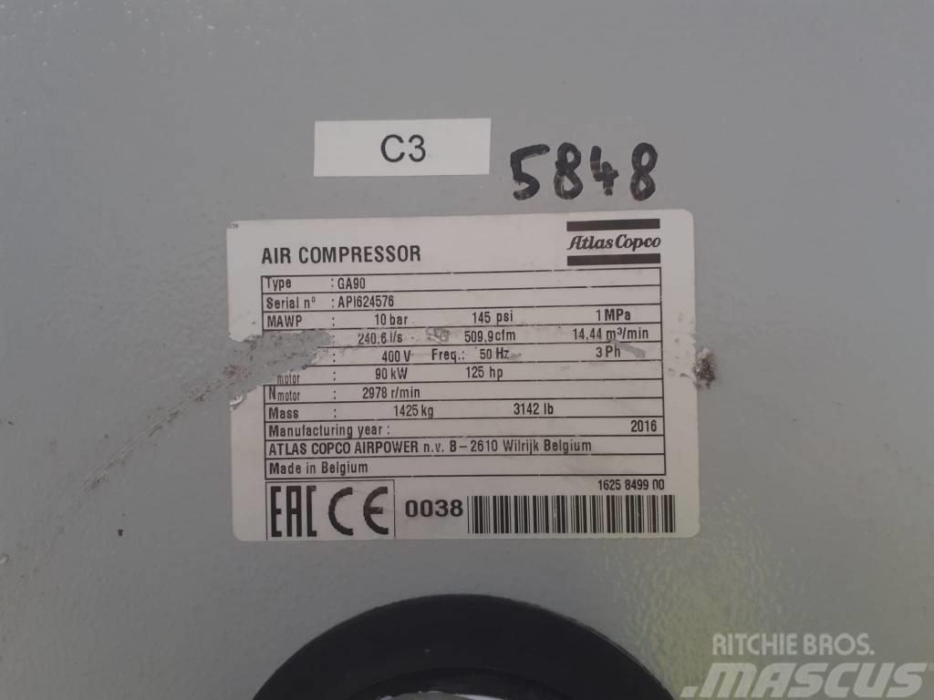 Atlas Copco Compresseur à vis (GA90) Бустерні компресори