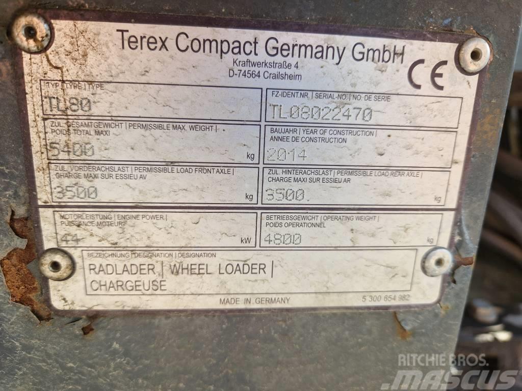 Terex TL80 Фронтальні навантажувачі