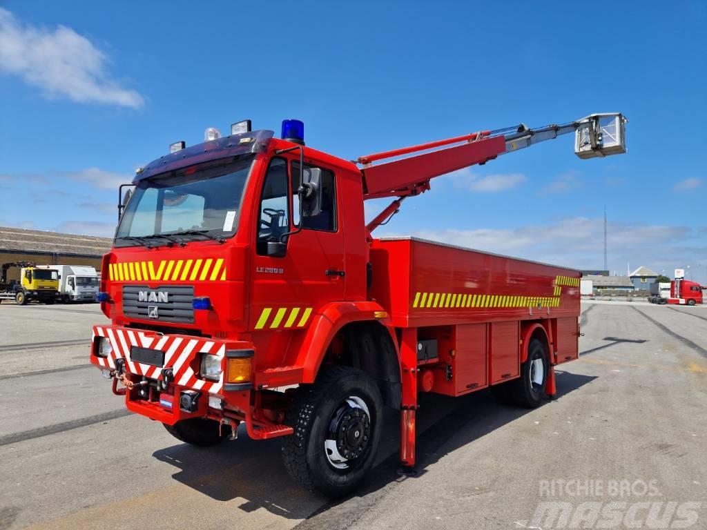 MAN LE280B 4x4 Denka Lift 24 m / Firetruck / Skylift Пожежні машини та устаткування