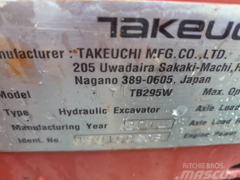 Takeuchi TB295W Колісні екскаватори