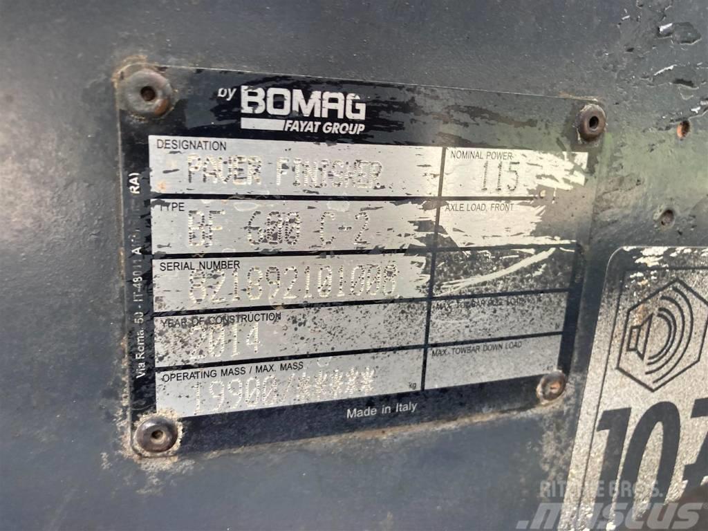 Bomag BF 600 C-2 S500 NON-CE Асфальтовкладачі