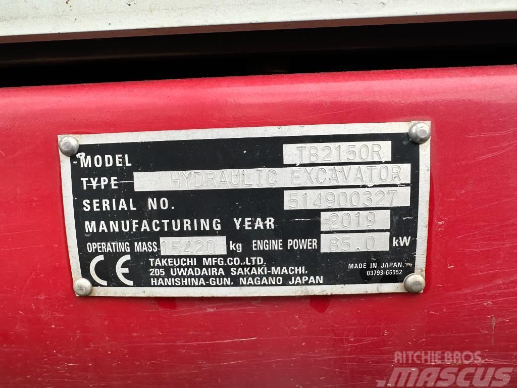 Takeuchi TB2150R Гусеничні екскаватори