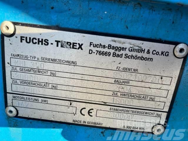 Terex Fuchs MHL350 Перевантажувачі металобрухту/промислові навантажувачі