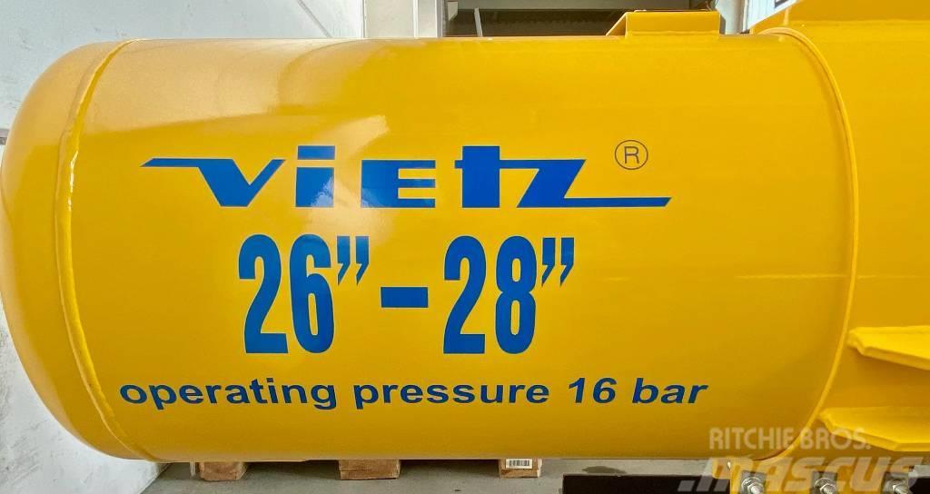 Vietz IPLC/RIZ 26"-28" Internal Clamp, Pneumatic Трубопровідне обладнання