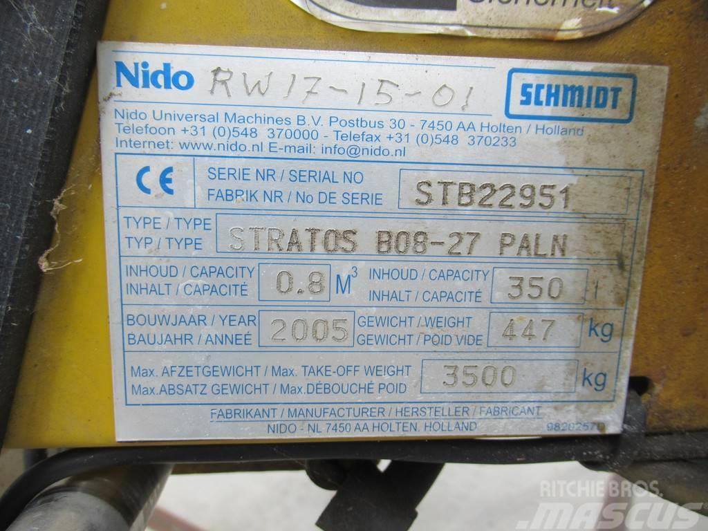 Nido - Schmidt STRATOS B08-27 PALN 0,8m3 + 350 L Zoutst Розсіювачі солі та піску