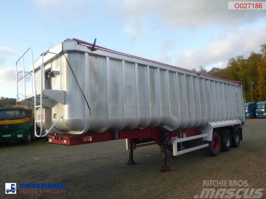 Montracon Tipper trailer alu 53.6 m3 + tarpaulin Напівпричепи-самоскиди