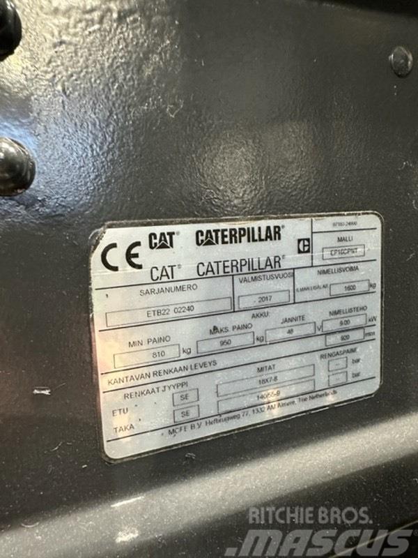 CAT EP 16 CPNT Електронавантажувачі