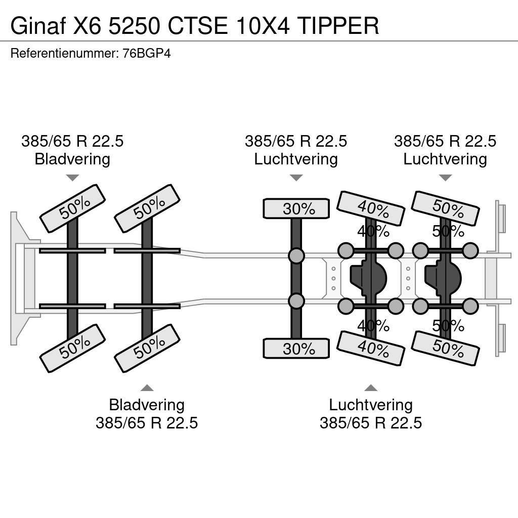 Ginaf X6 5250 CTSE 10X4 TIPPER Самоскиди