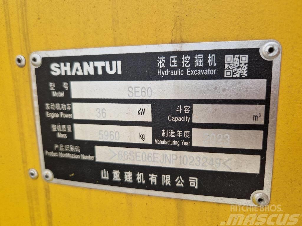 Shantui SE60 Міні-екскаватори < 7т
