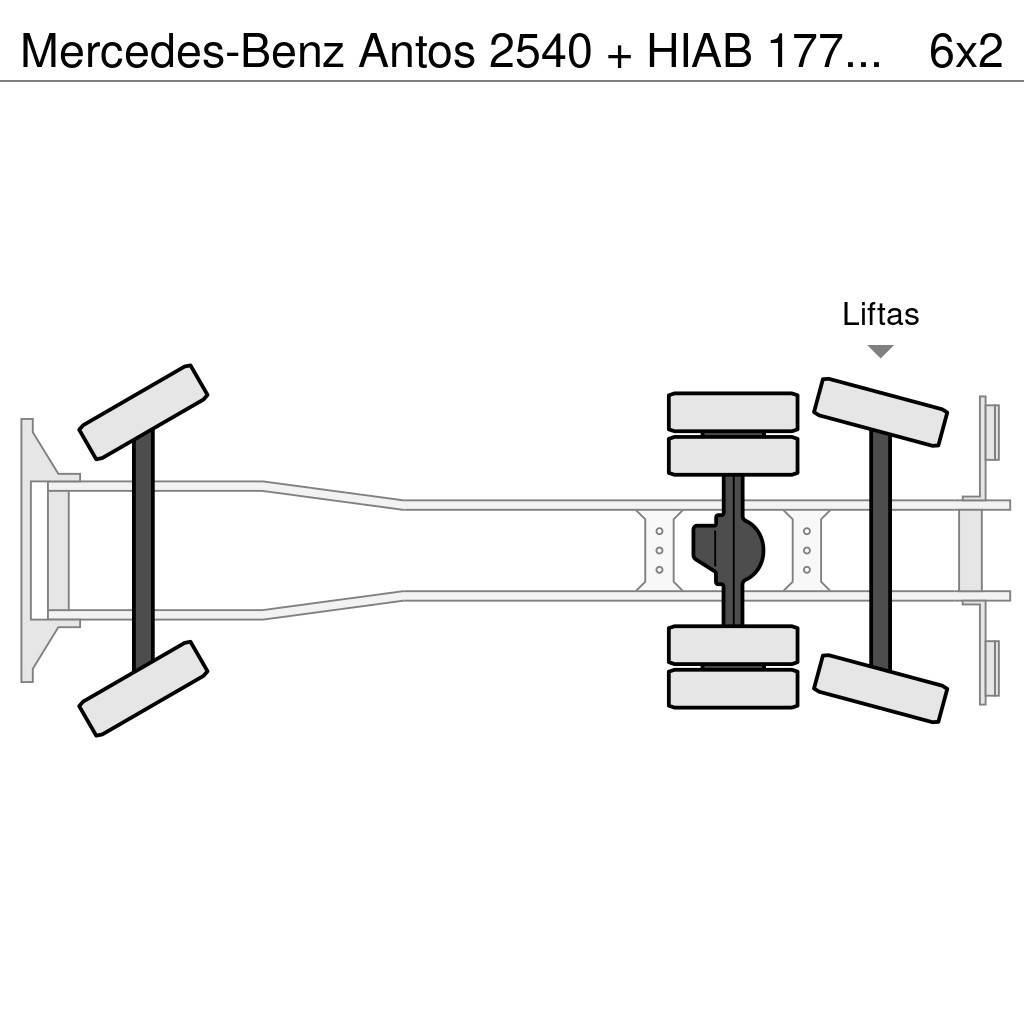 Mercedes-Benz Antos 2540 + HIAB 177K Pro/Hipro автокрани