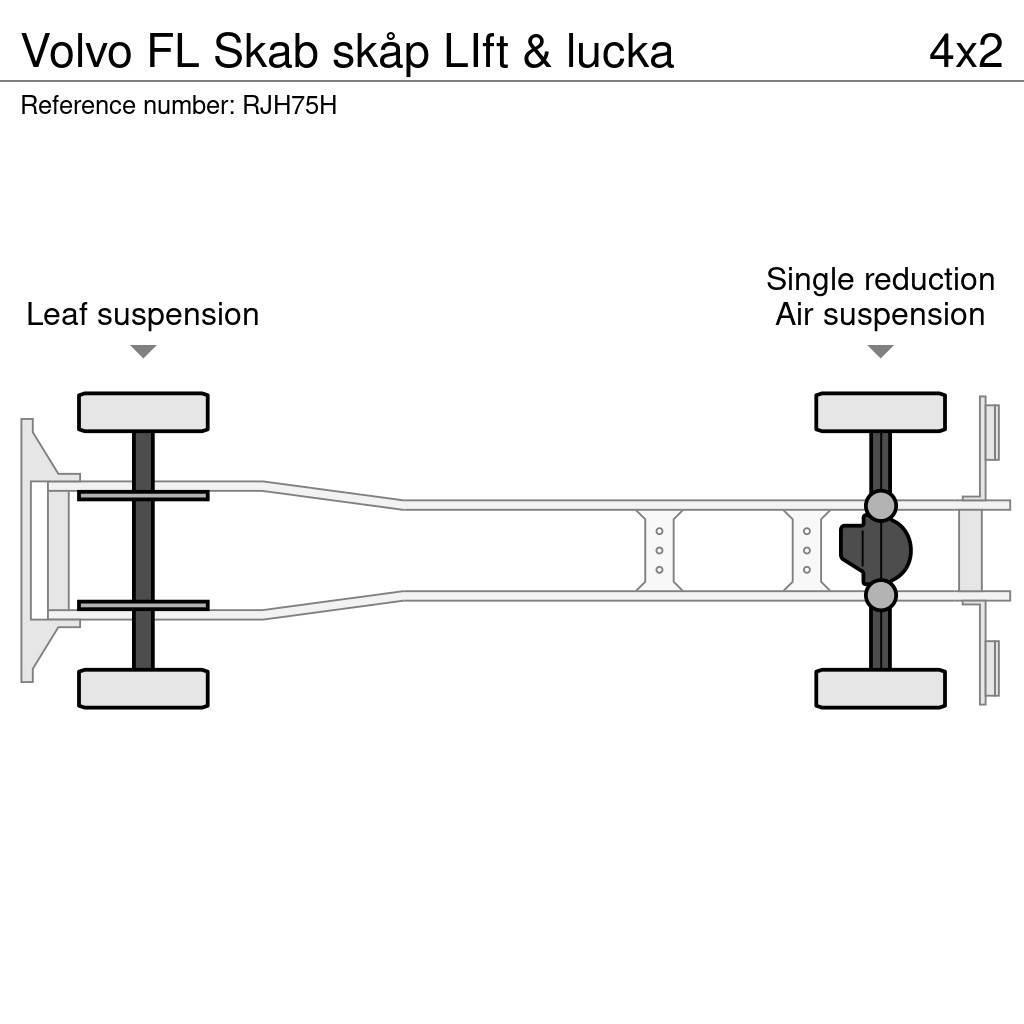 Volvo FL Skab skåp LIft & lucka Фургони