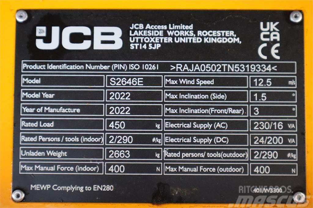 JCB S2646E Valid inspection, *Guarantee! New And Avail Підйомники-ножиці