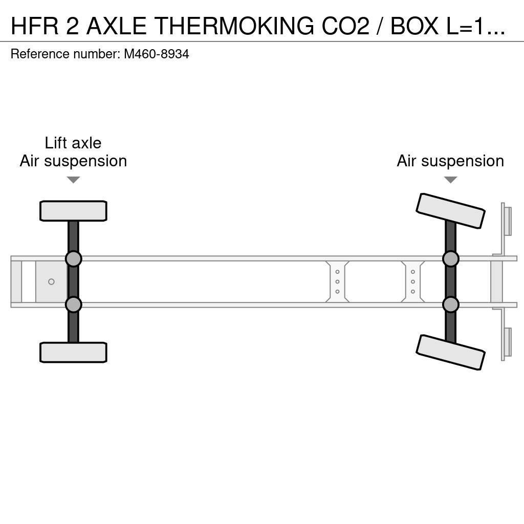 HFR 2 AXLE THERMOKING CO2 / BOX L=12699 mm Напівпричепи-рефрижератори