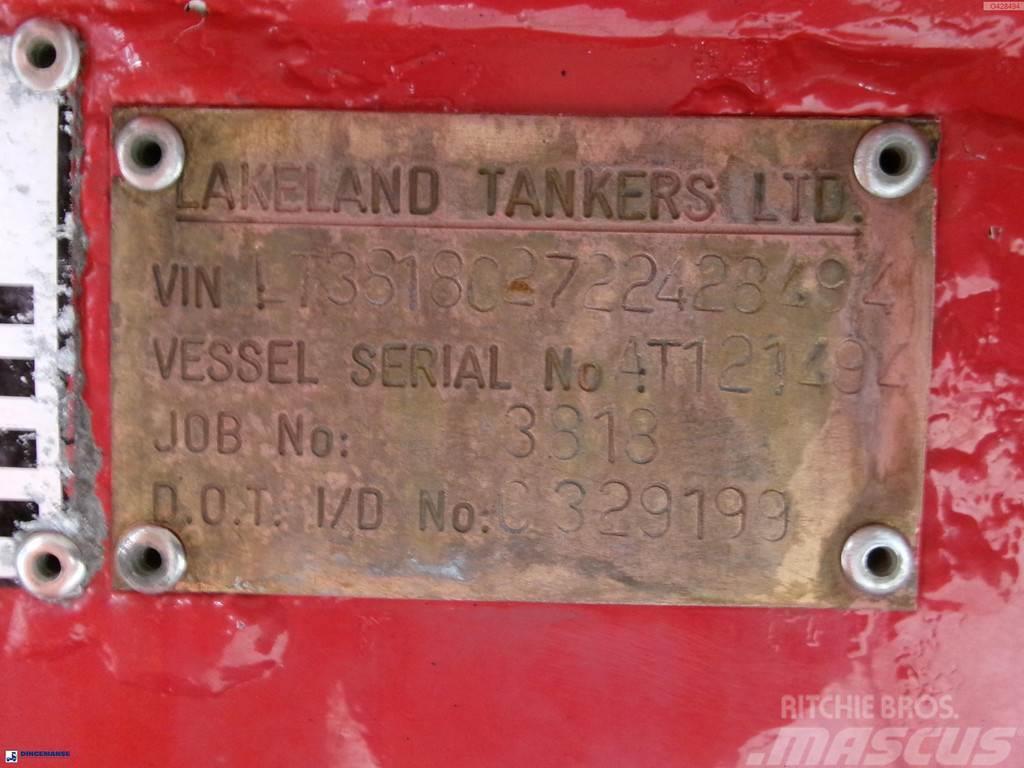  Lakeland Fuel tank alu 42.8 m3 / 6 comp + pump Напівпричепи-автоцистерни