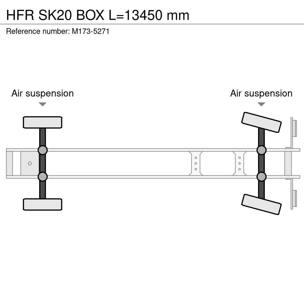 HFR SK20 BOX L=13450 mm Напівпричепи з кузовом-фургоном