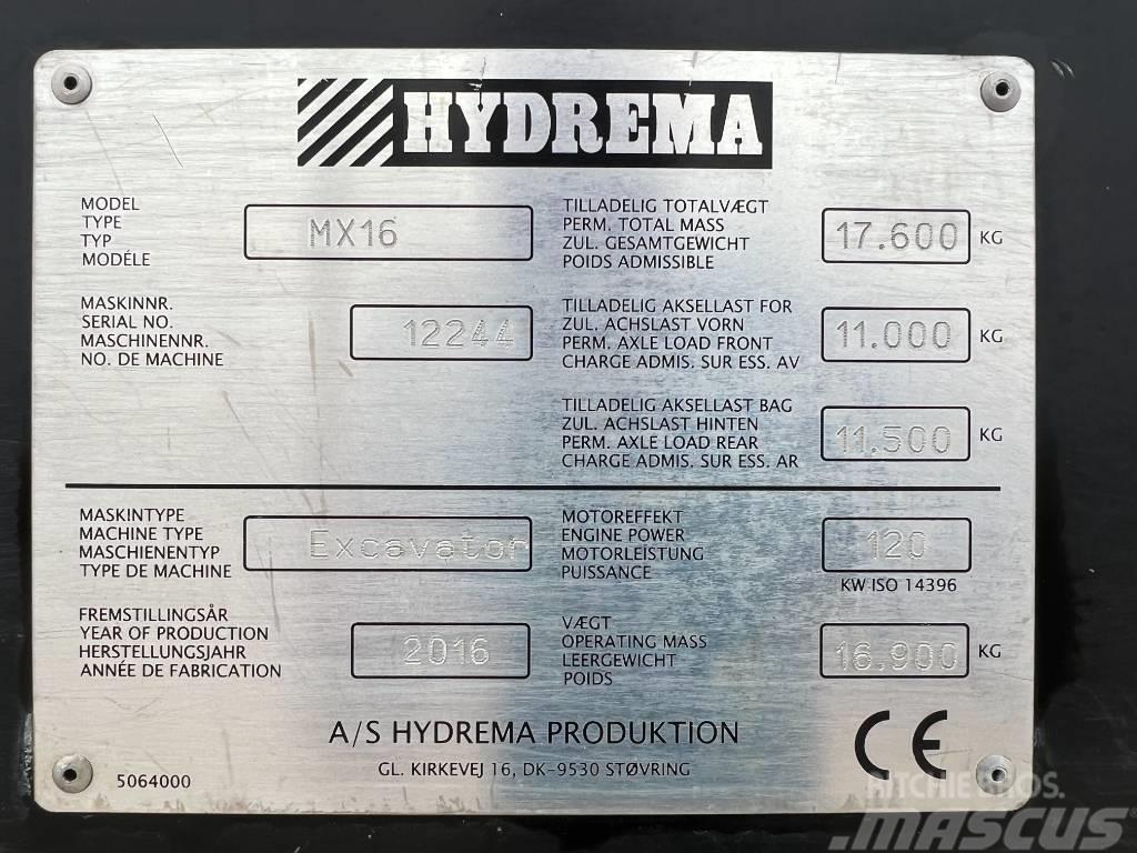 Hydrema MX 16 Колісні екскаватори