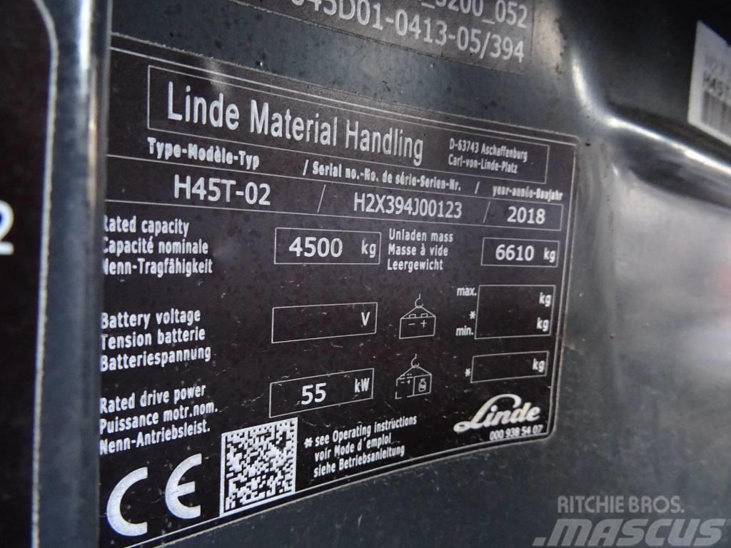 Linde H45T-02 Дизельні навантажувачі
