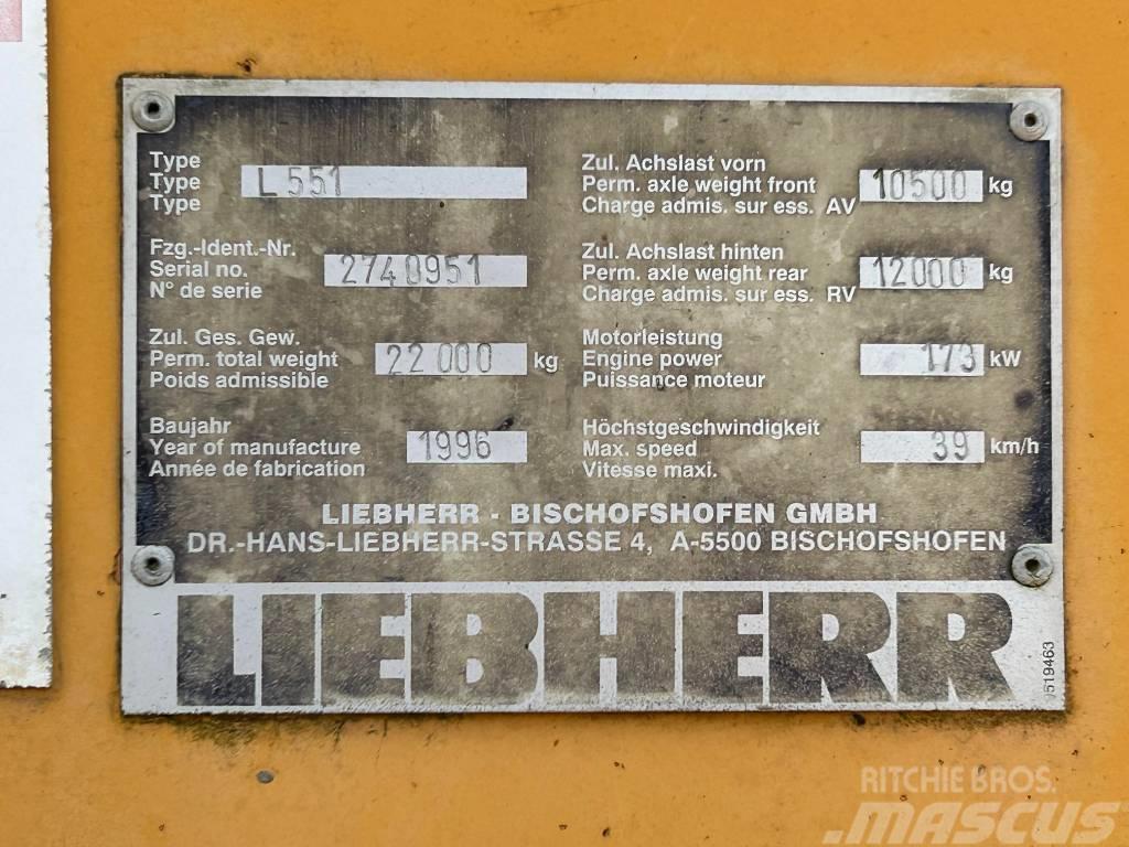 Liebherr L 551 Фронтальні навантажувачі