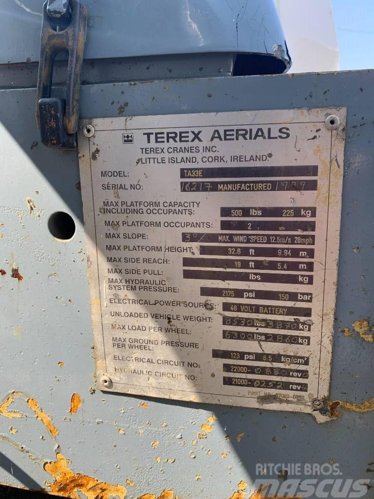 Terex TA33 Колінчаті підйомники