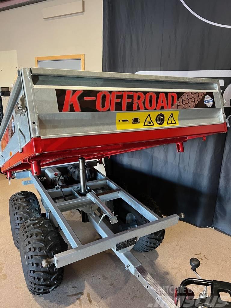  K Vagnen K-Offroad EL Tipp med fjärr 1200kg Самосвальні причепи