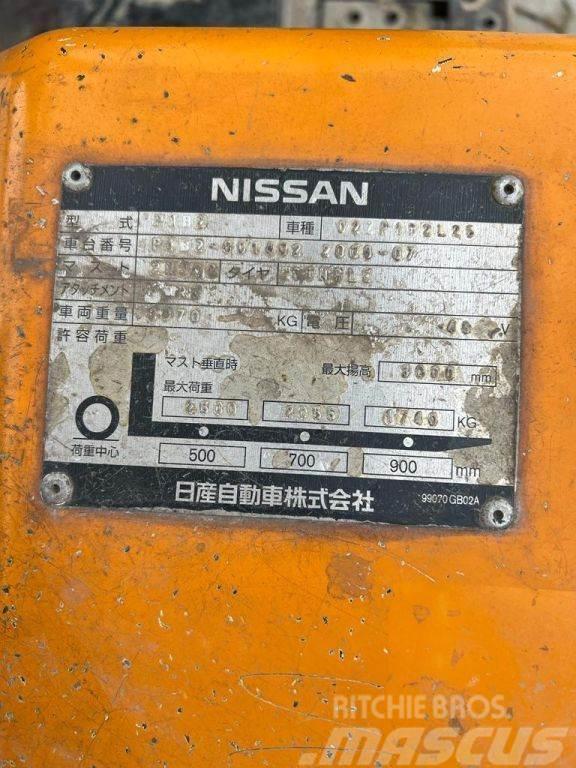 Nissan Duplex, 2.500KG, 4.926hrs!!, no charger 02ZP1B2L25 Електронавантажувачі