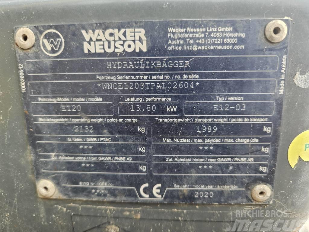 Wacker Neuson ET 20 Міні-екскаватори < 7т